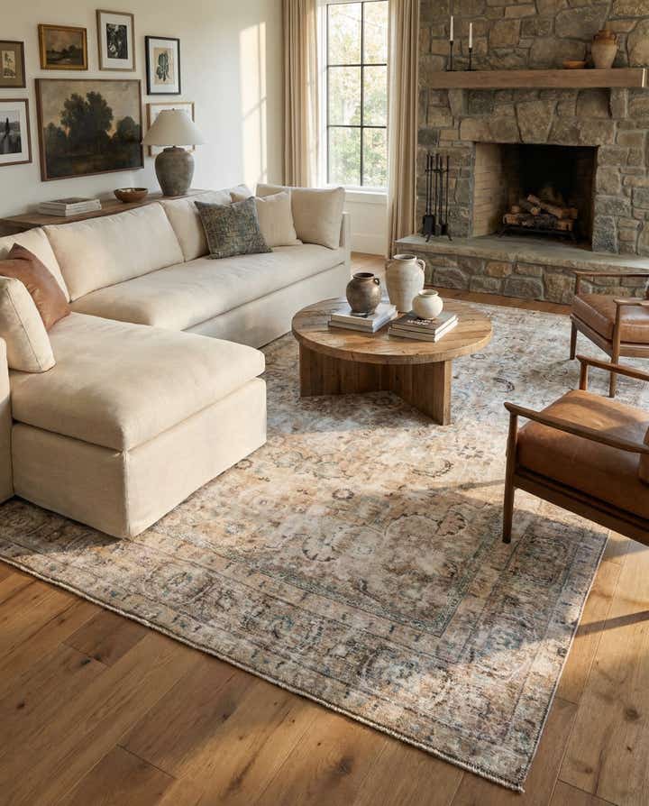 8' 3 x 12' Hand Knotted Ultra Vintage Persian Wool Rug