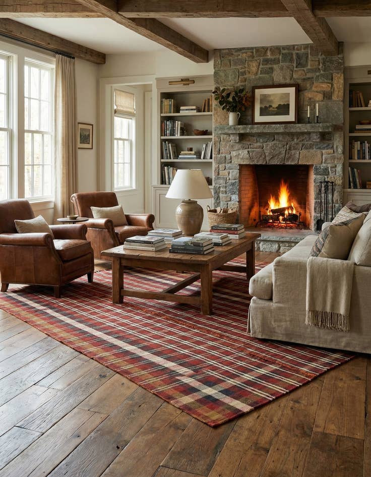 Detail image of 4' 8 x 6' 7 Jajim Rug