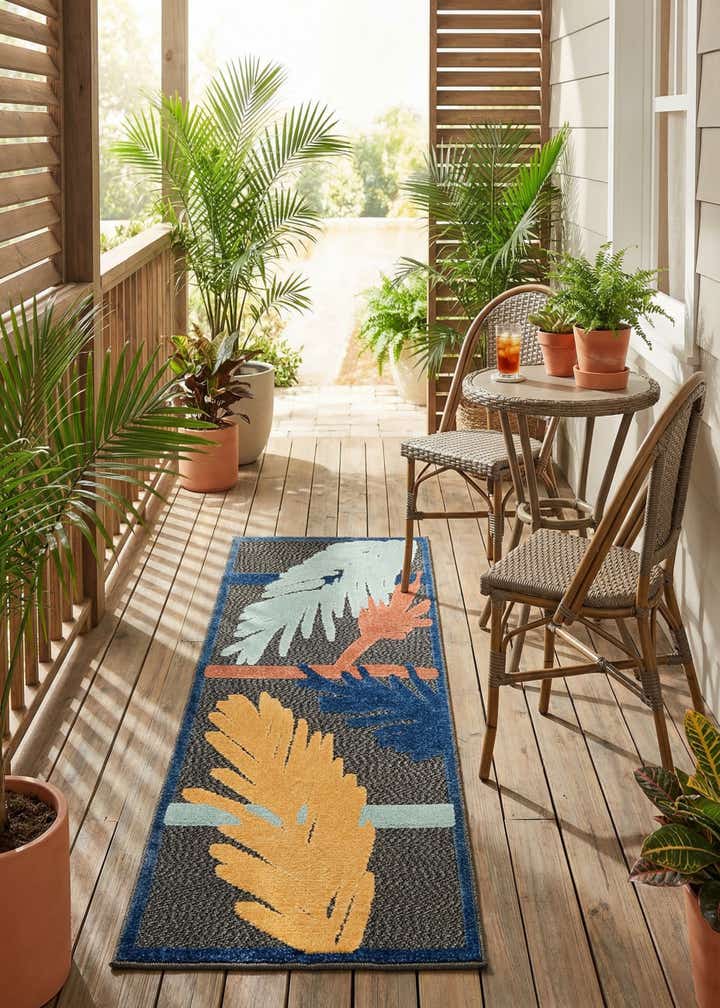 2' x 6' Easy-Clean Belize Indoor / Outdoor Runner Rug