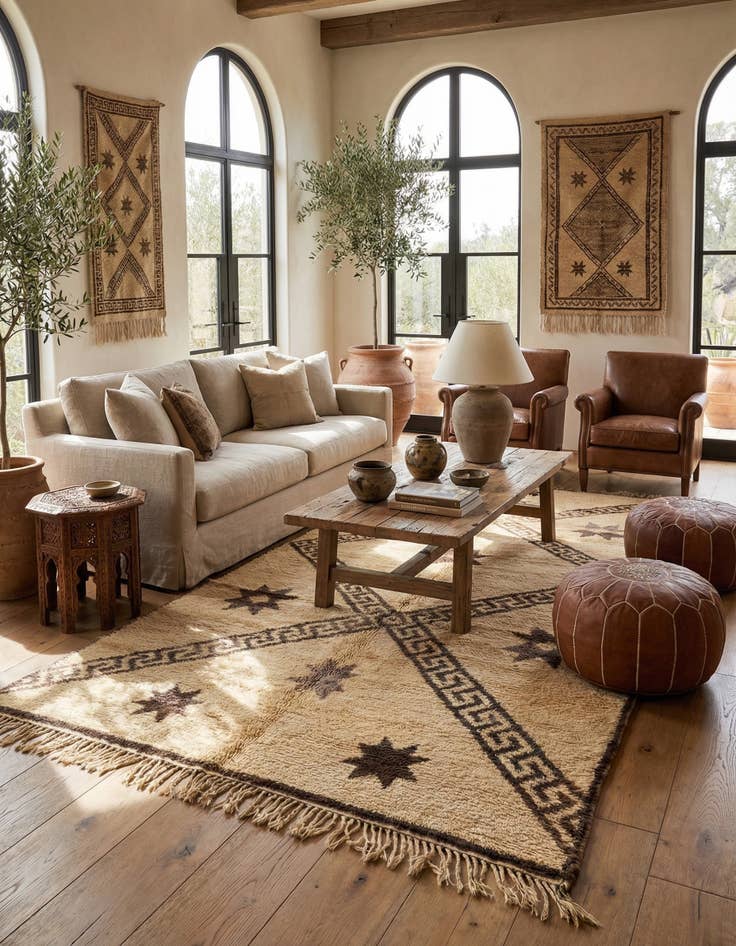 Detail image of 5' 10 x 10' 9 Berber Rug