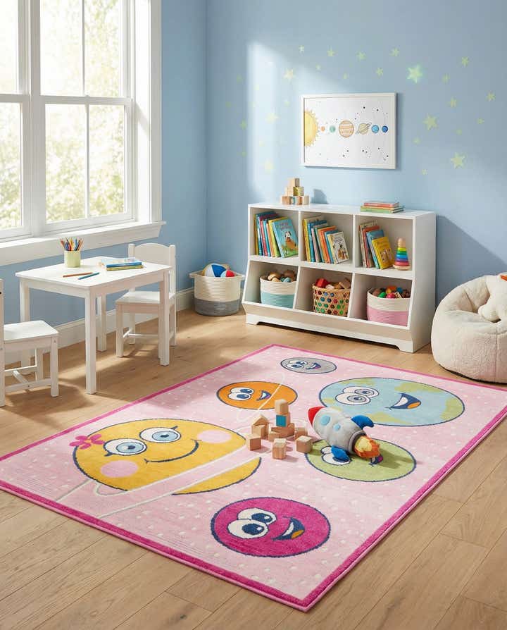 5' 3 x 7' 7 Easy-Clean Indoor / Outdoor Rug