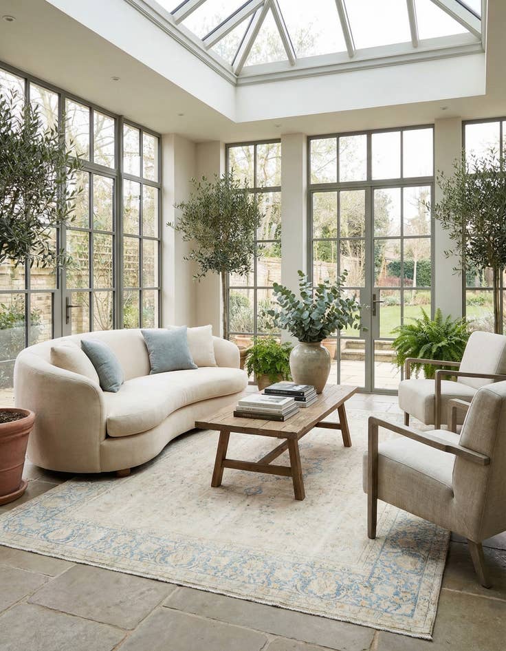 Detail image of 9' 8 x 12' 8 Vintage Royal Wool Rug