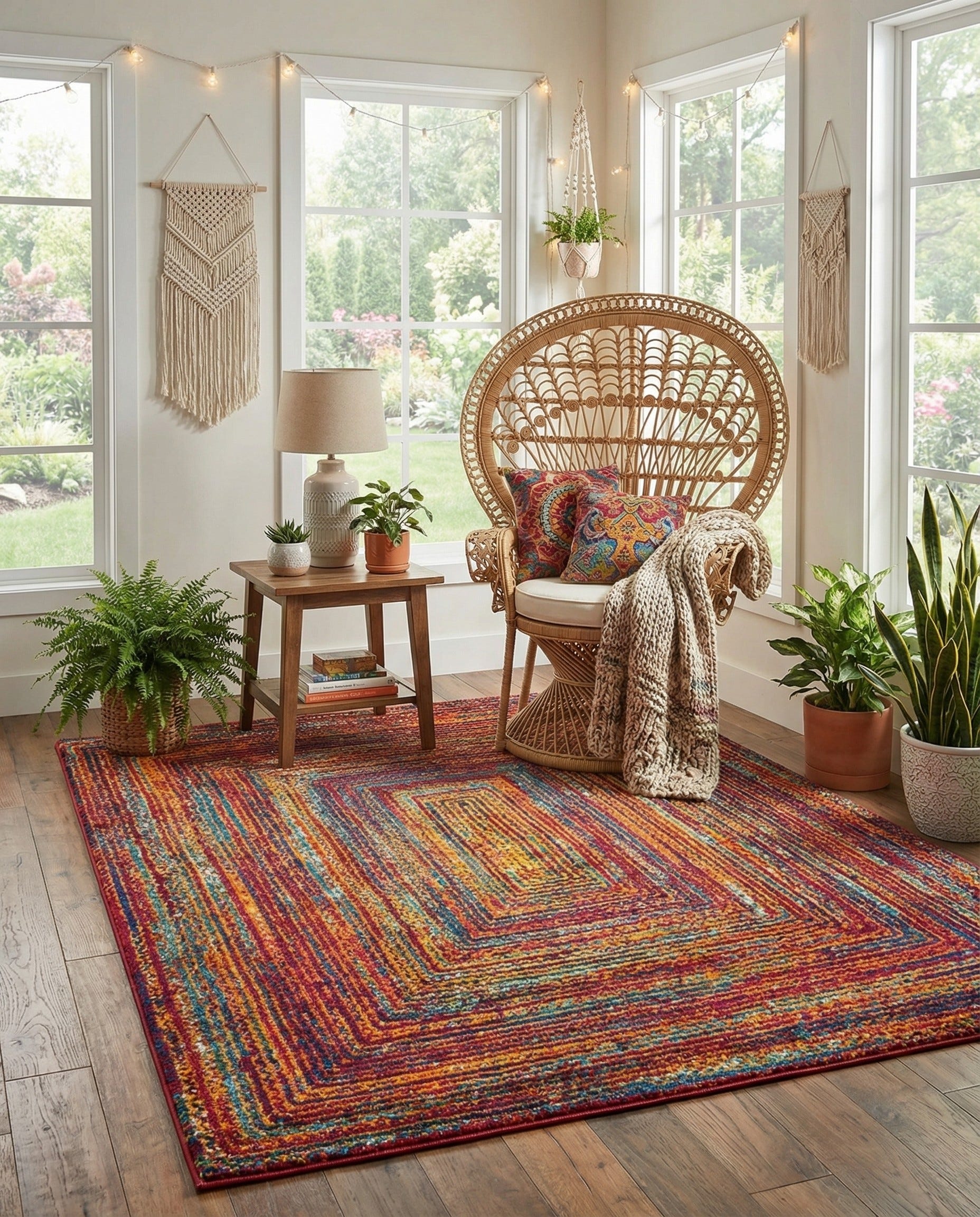 Multicolor 9' x 12' Calypso Rug | Rugs.com
