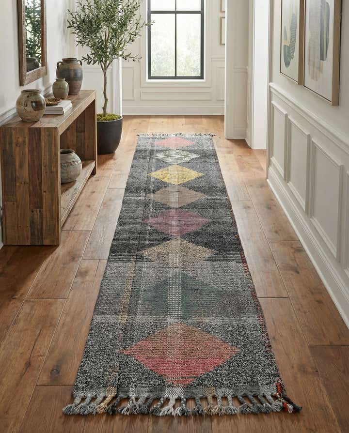 2' 6 x 12' 5 Hand Knotted Moroccan Wool Runner Rug