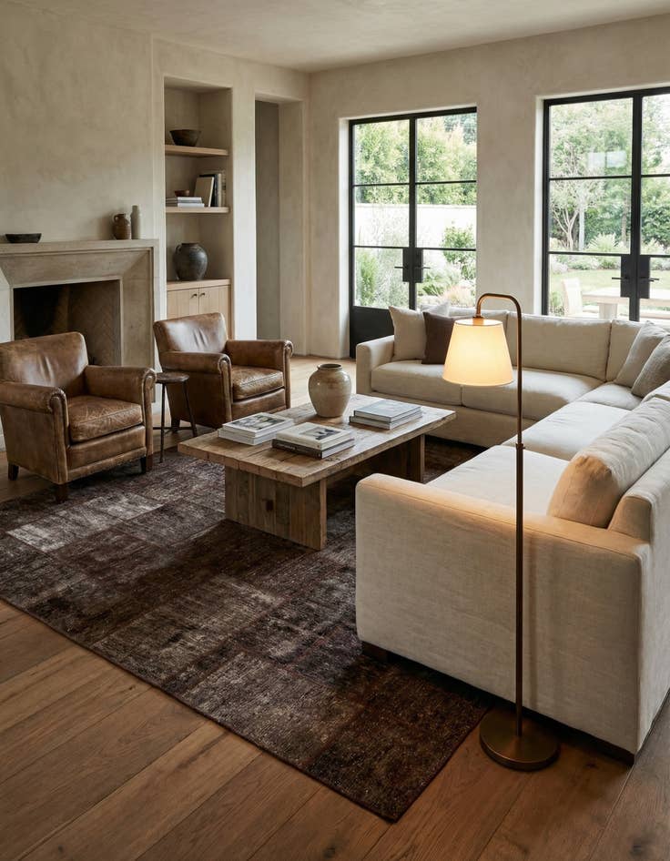 Detail image of 8' 7 x 10' 3  Hand Knotted Ultra Vintage Persian Wool Rug