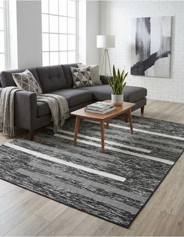 Black Abbey Rug