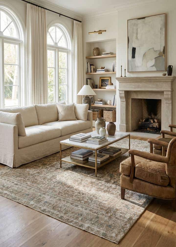 9' 5 x 11' 10 Hand Knotted Ultra Vintage Persian Wool Rug