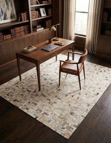 5' 4 x 7' 4 Cowhide Rug