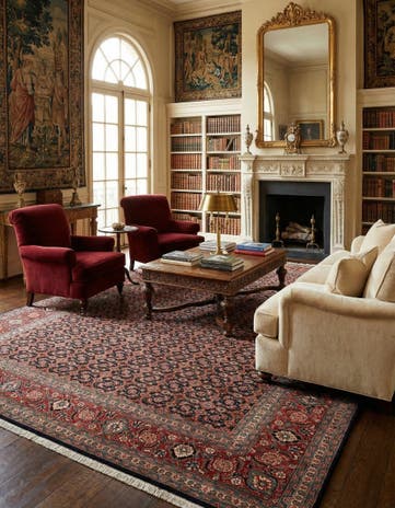 6' 6 x 10' 10 Tabriz Mahi Rug