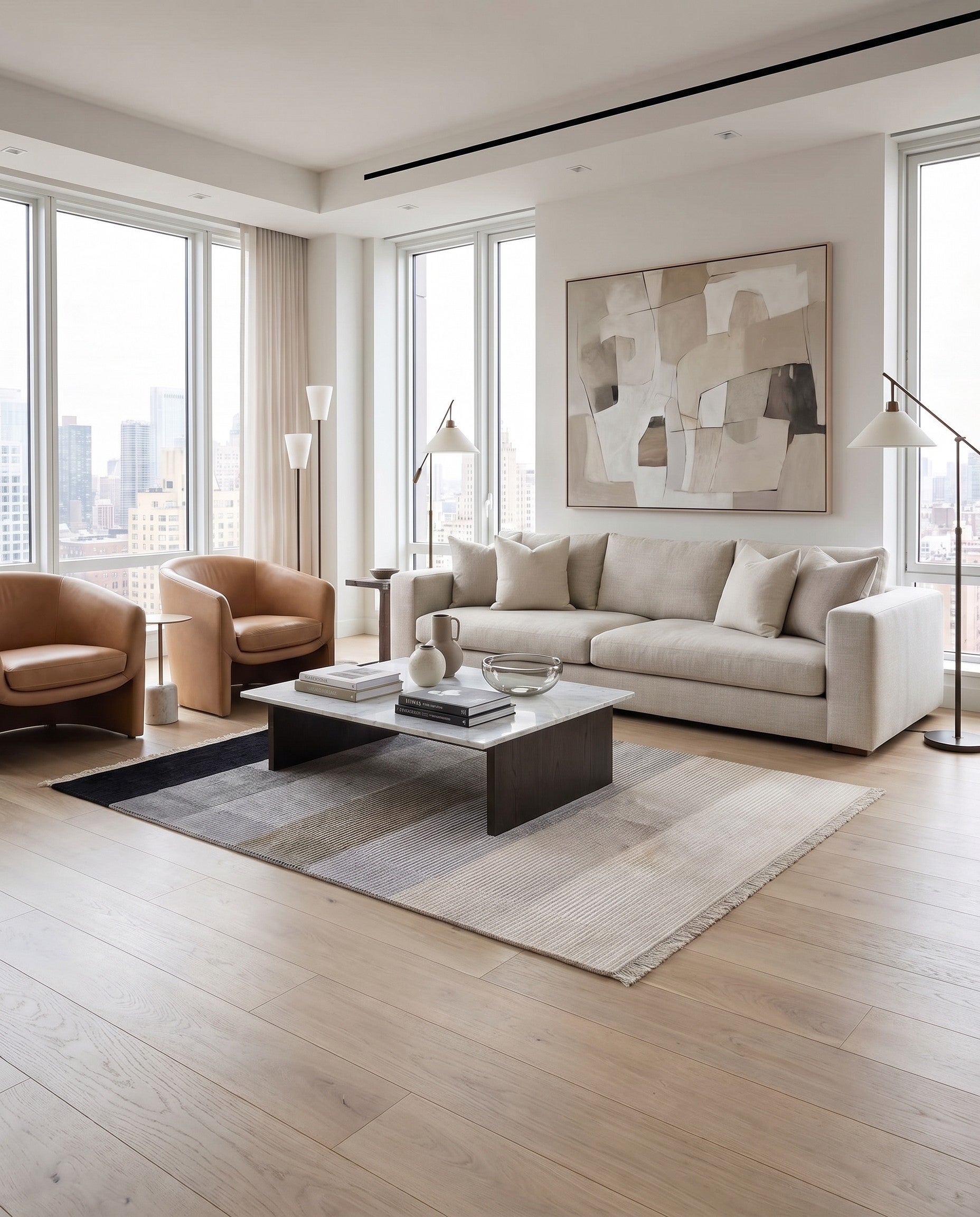 5' 6 x 7' 9 Hand Knotted Darya Wool Rug