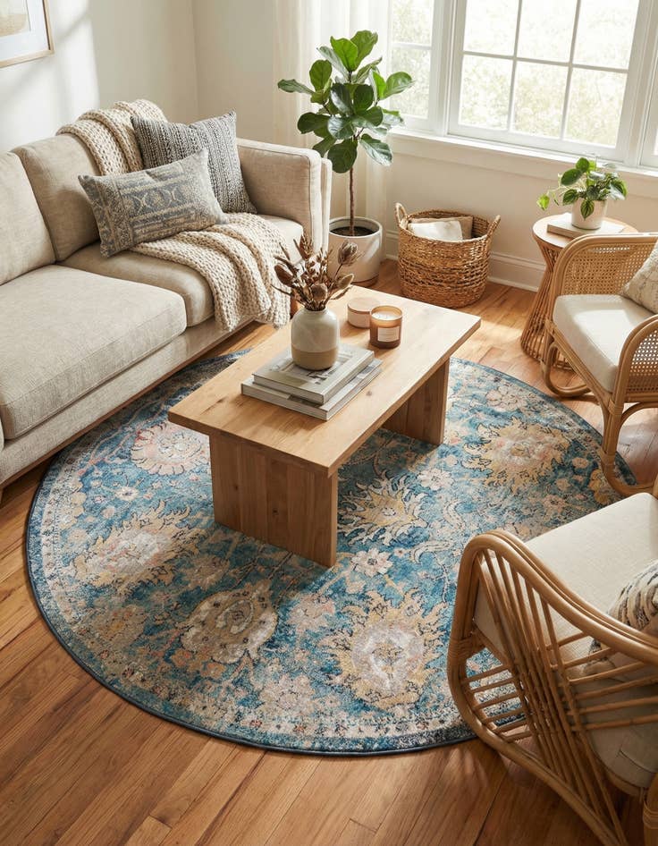 Detail image of  7' x 7' Lola Round Rug