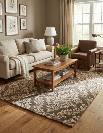 5' 2 x 8' Agra Wool Rug