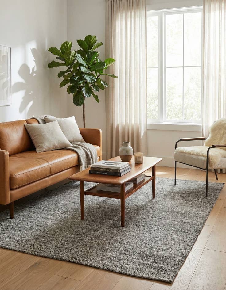 Detail image of  6' 4 x 6' 10  Hand Woven Kilim Modern Wool Square Rug