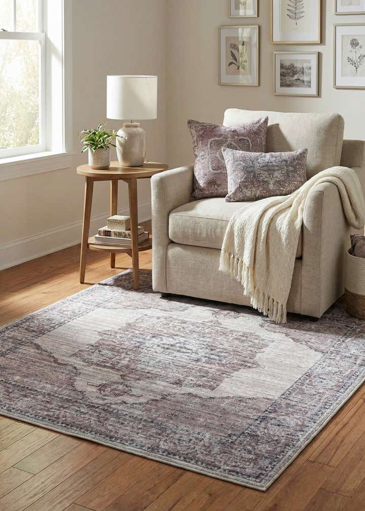 3' 3 x 3' 3 Washable Mangata Square Rug