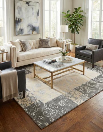 5' 10 x 7' 10 Hand Knotted Darya Wool Rug