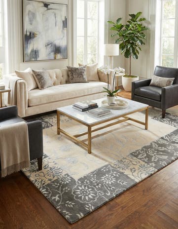 5' 10 x 7' 10 Hand Knotted Darya Wool Rug