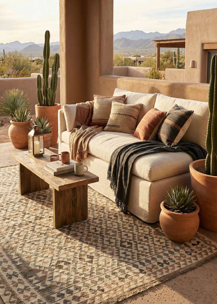 6' 7 x 10' Hand Woven Kilim Maymana Wool Rug