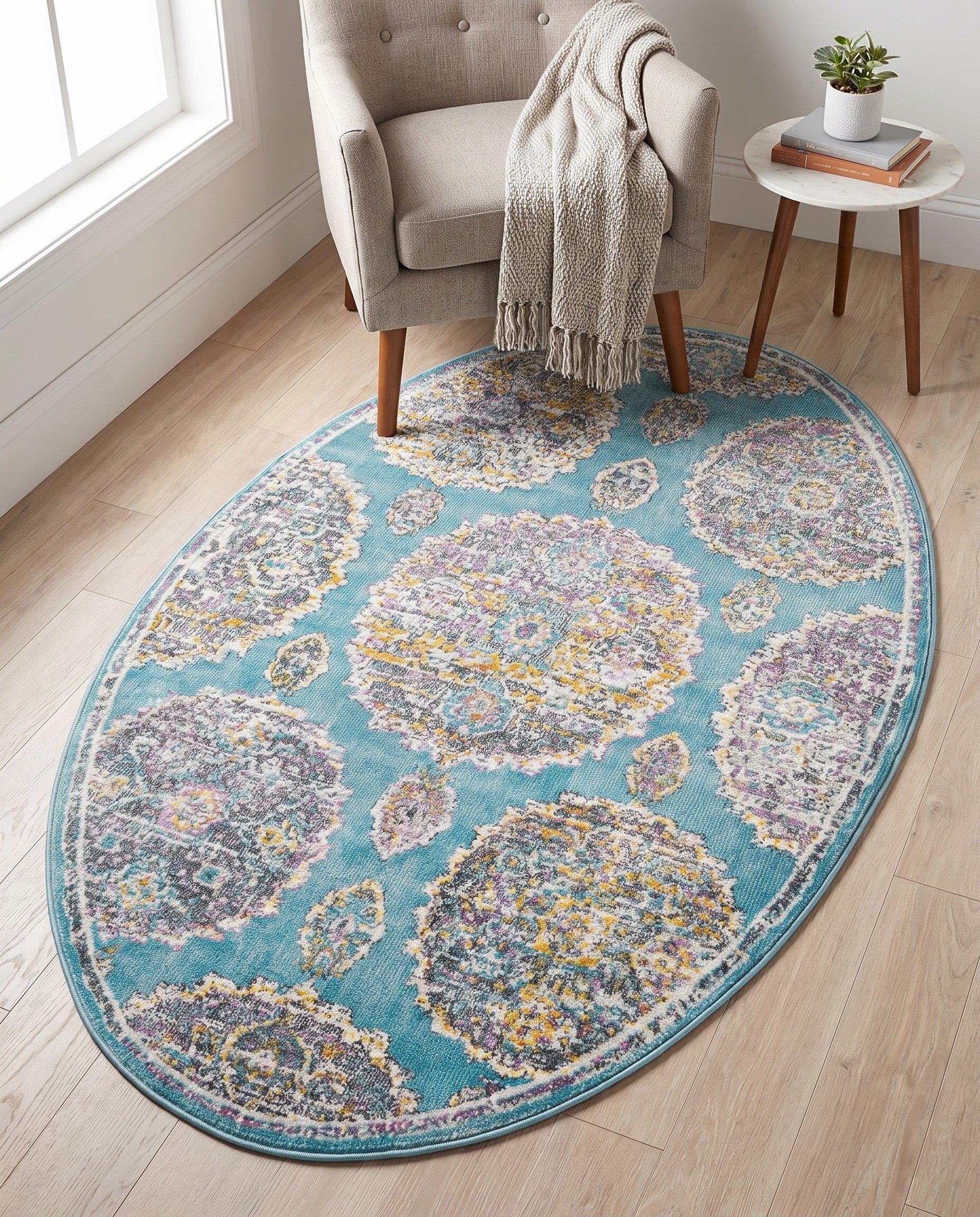 3' 3 x 5' 3 Paragon Oval Rug