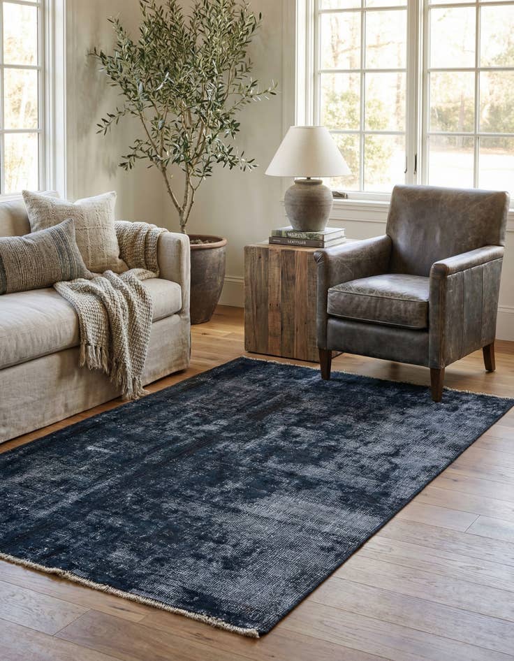 Detail image of 3' 3 x 5'  Hand Knotted Ultra Vintage Persian Wool Rug