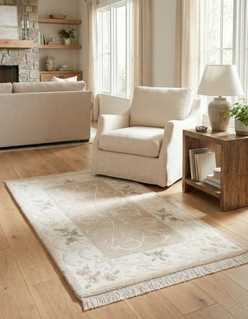 2' 8 x 4' 11 Hand Knotted Darya Wool Rug