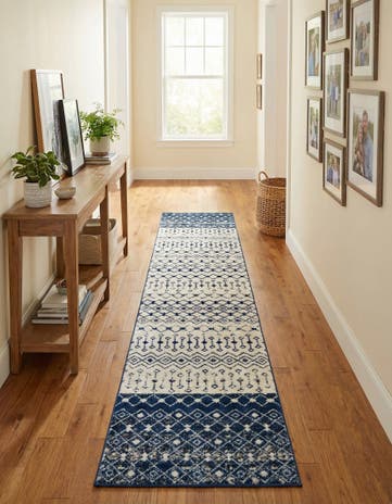 3' 3 x 16' 5 Moroccan Trellis Runner Rug