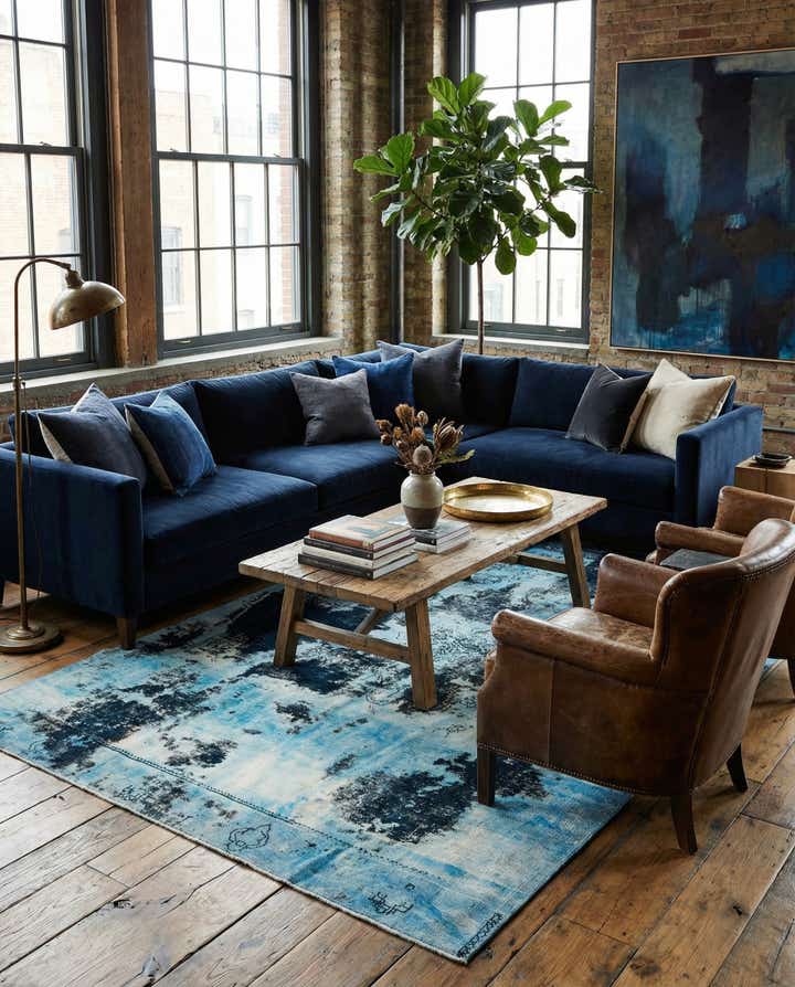 7' 2 x 10' 7 Hand Knotted Ultra Vintage Persian Wool Rug