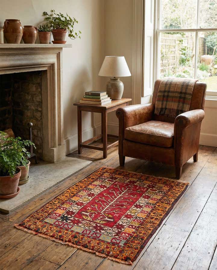 2' 10 x 4' 2 Hand Knotted Anatolian Wool Rug