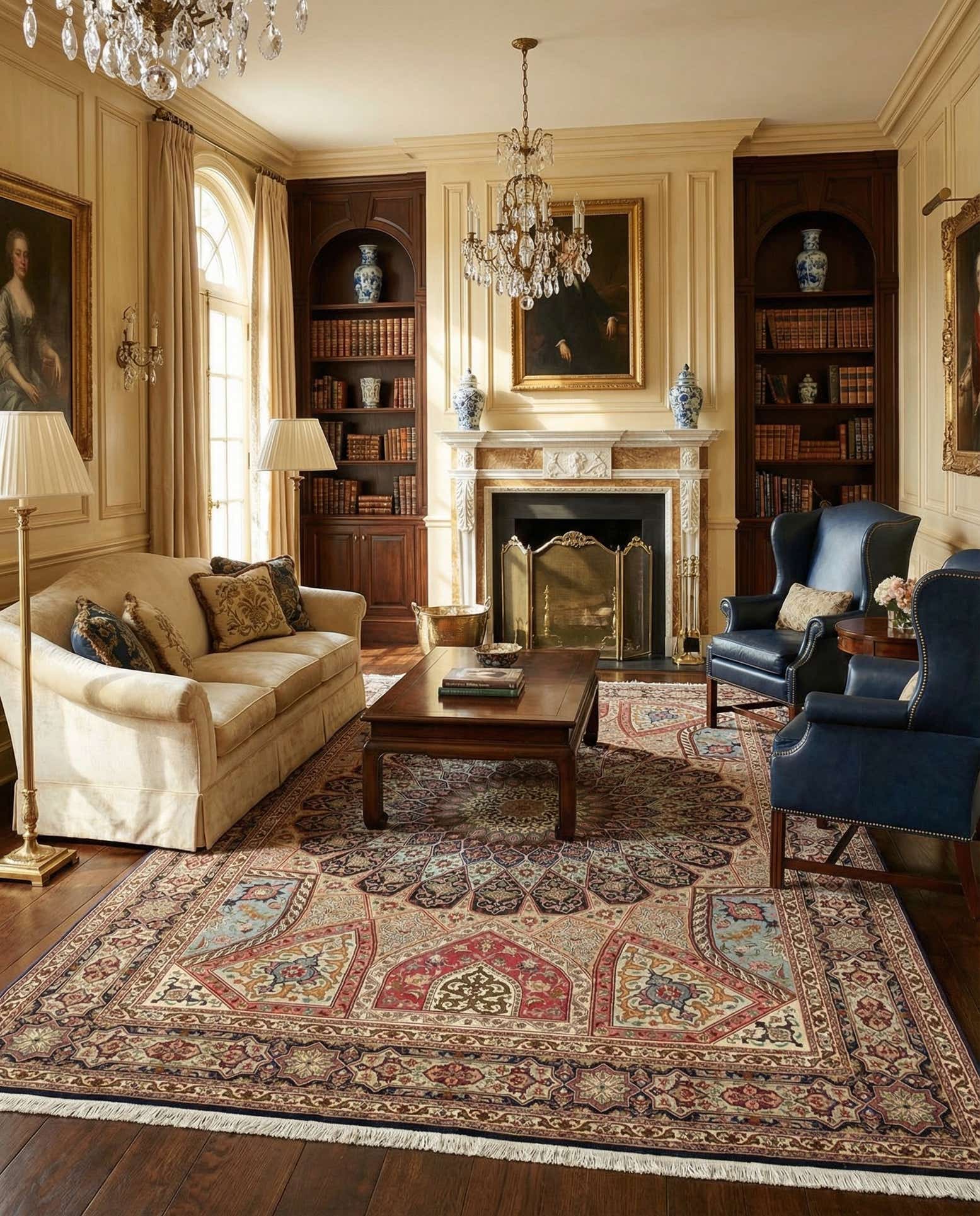 6' 8 x 10' 1 Hand Knotted Tabriz Persian Rug