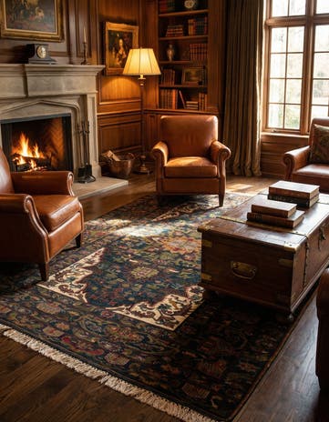 3' 11 x 6' 2 Afghan Rug