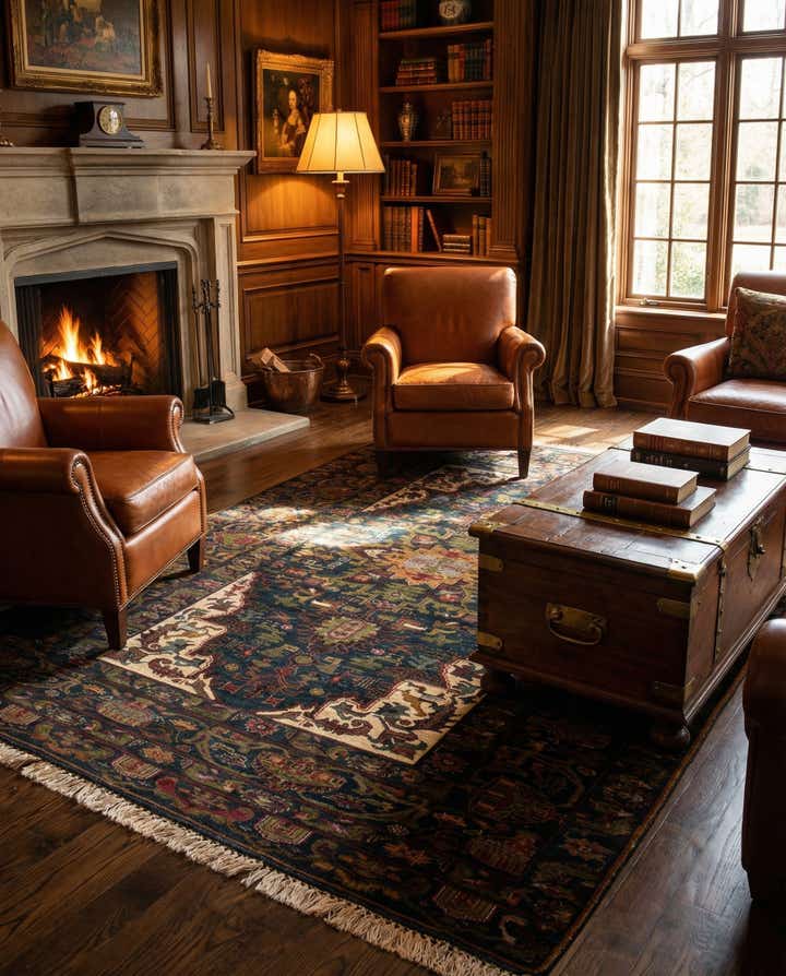 3' 11 x 6' 2 Afghan Rug