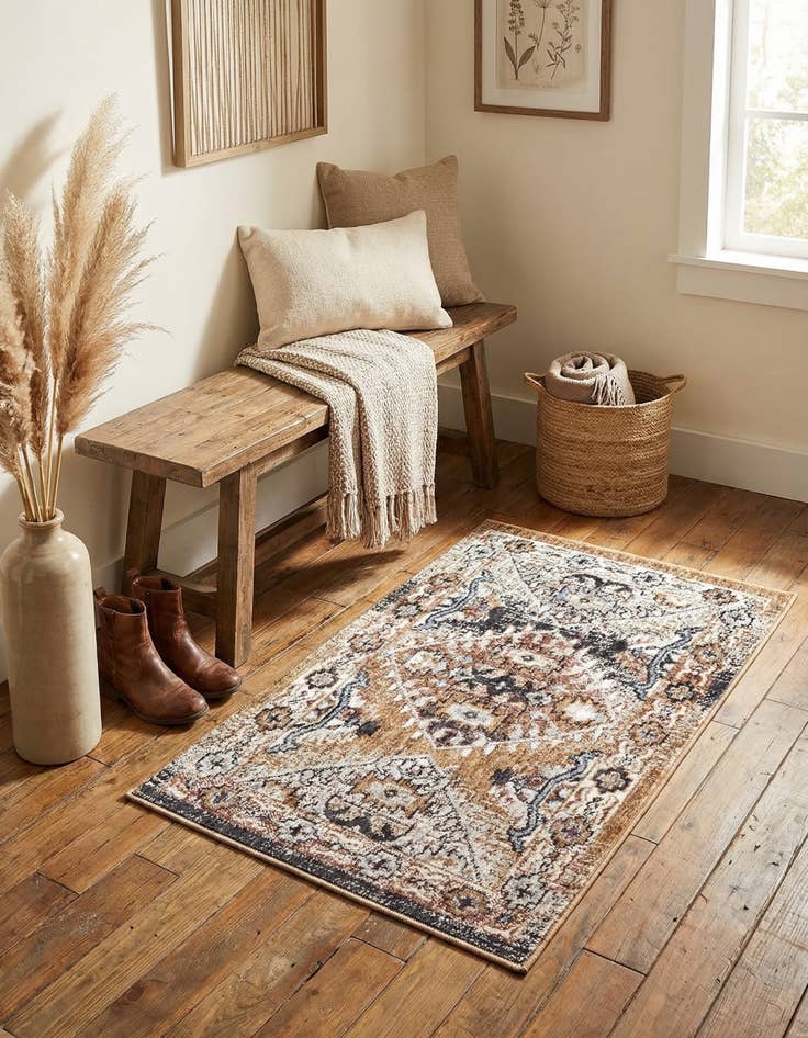 Detail image of 2' x 3' Eco Southwestern Rug