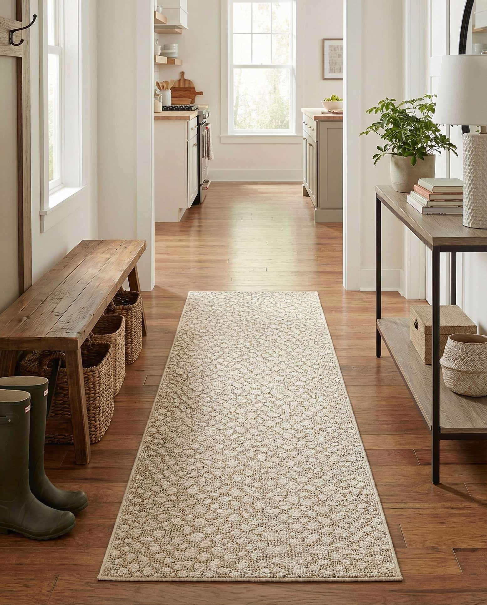 2' x 8' Easy-Clean Safari Indoor / Outdoor Runner Rug