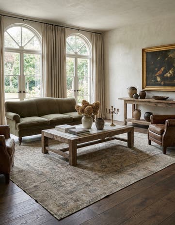 9' 3 x 12' 4 Hand Knotted Ultra Vintage Persian Wool Rug