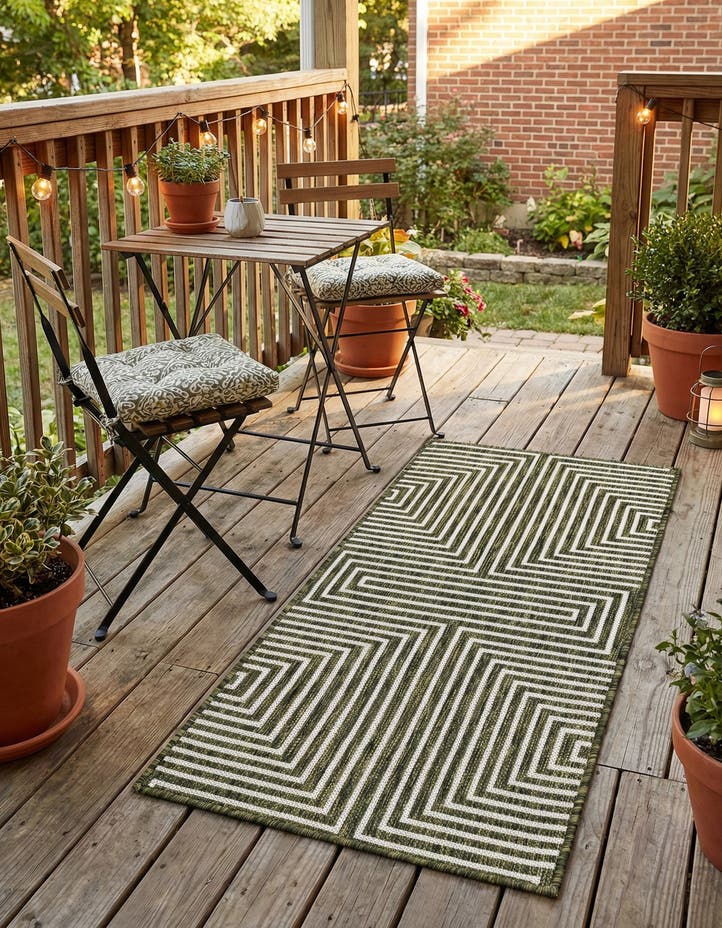 2' x 4' Easy-Clean Modern Indoor / Outdoor...