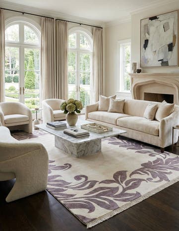 5' 6 x 8' 1 Hand Knotted Darya Wool Rug