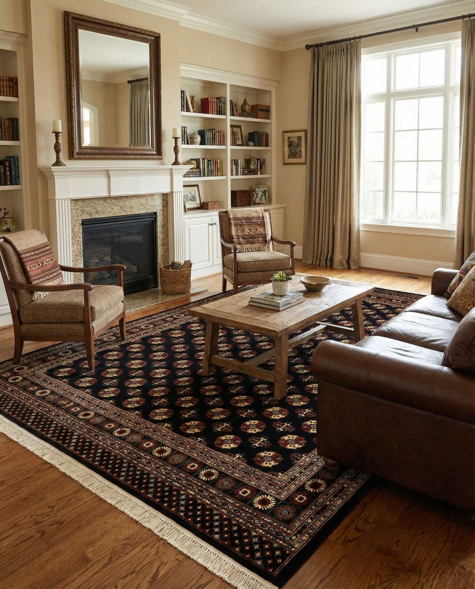 9' x 12' Bokhara Rug