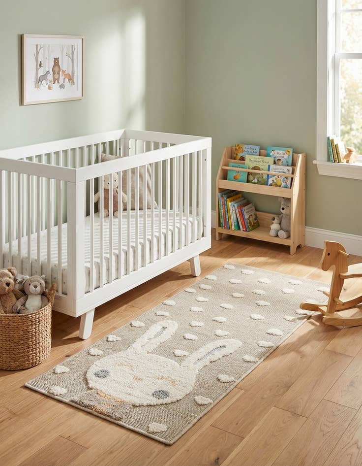 Detail image of 2' x 4' Whimsy Kids Runner Rug