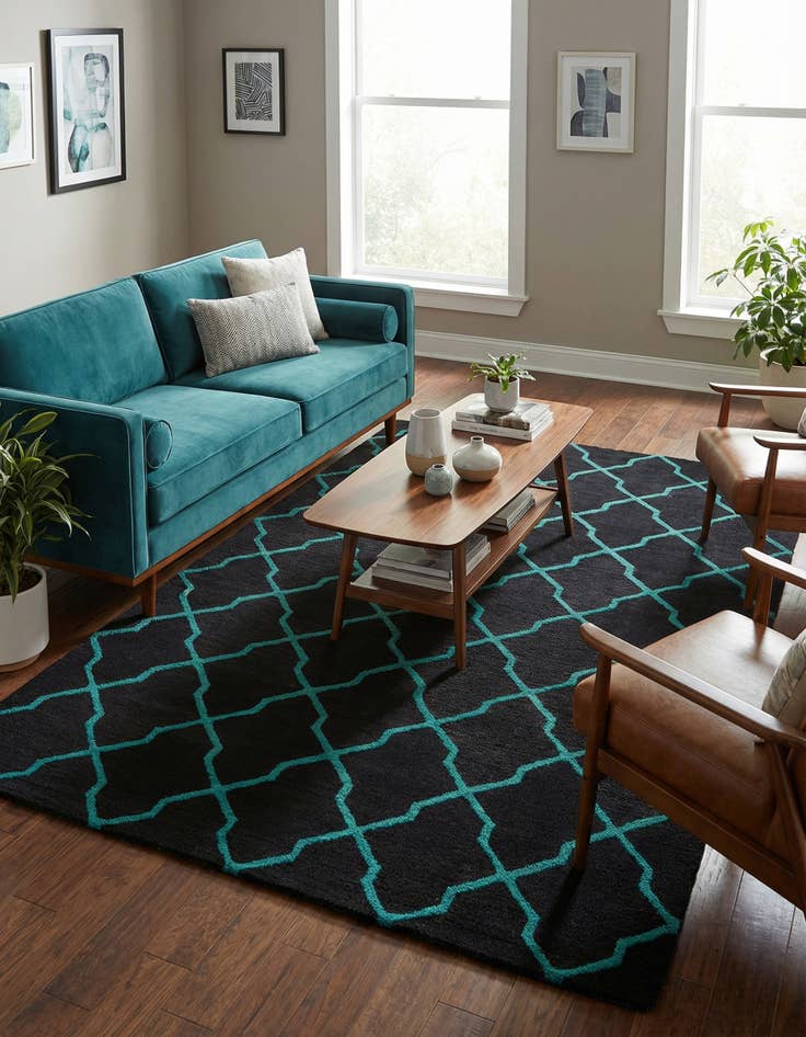 Detail image of 5' 1 x 8' Luna Rug