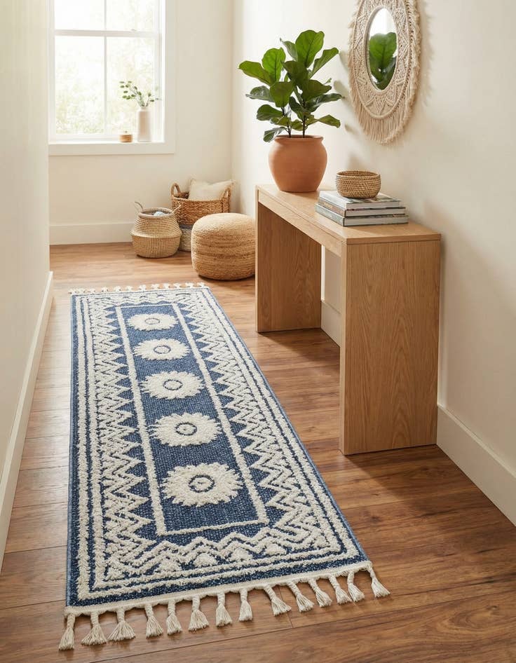 Detail image of  2' x 6' Boho Runner Rug