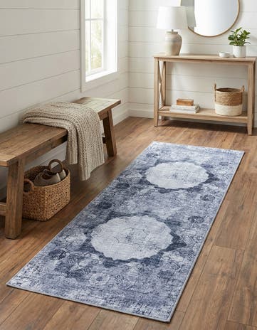 2' x 5' Washable Yara Runner Rug