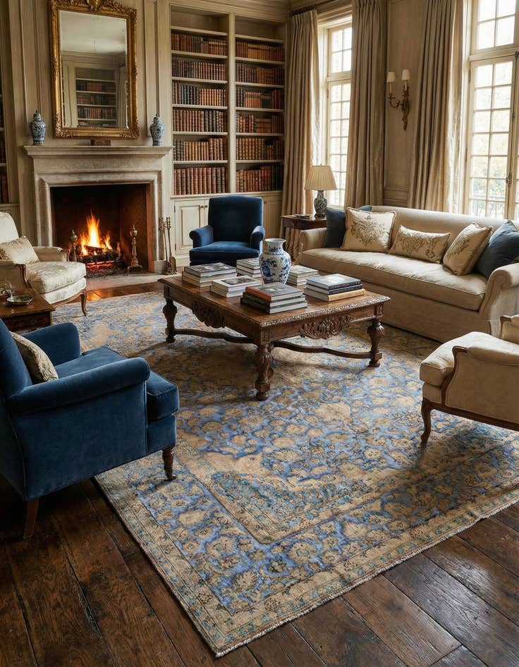 Detail image of 9' 6 x 13' 1 Vintage Royal Rug