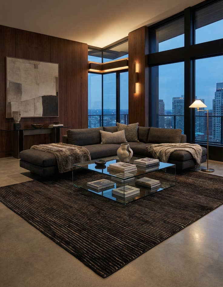 Detail image of 5' 8 x 7' 10 Juma Wool Rug