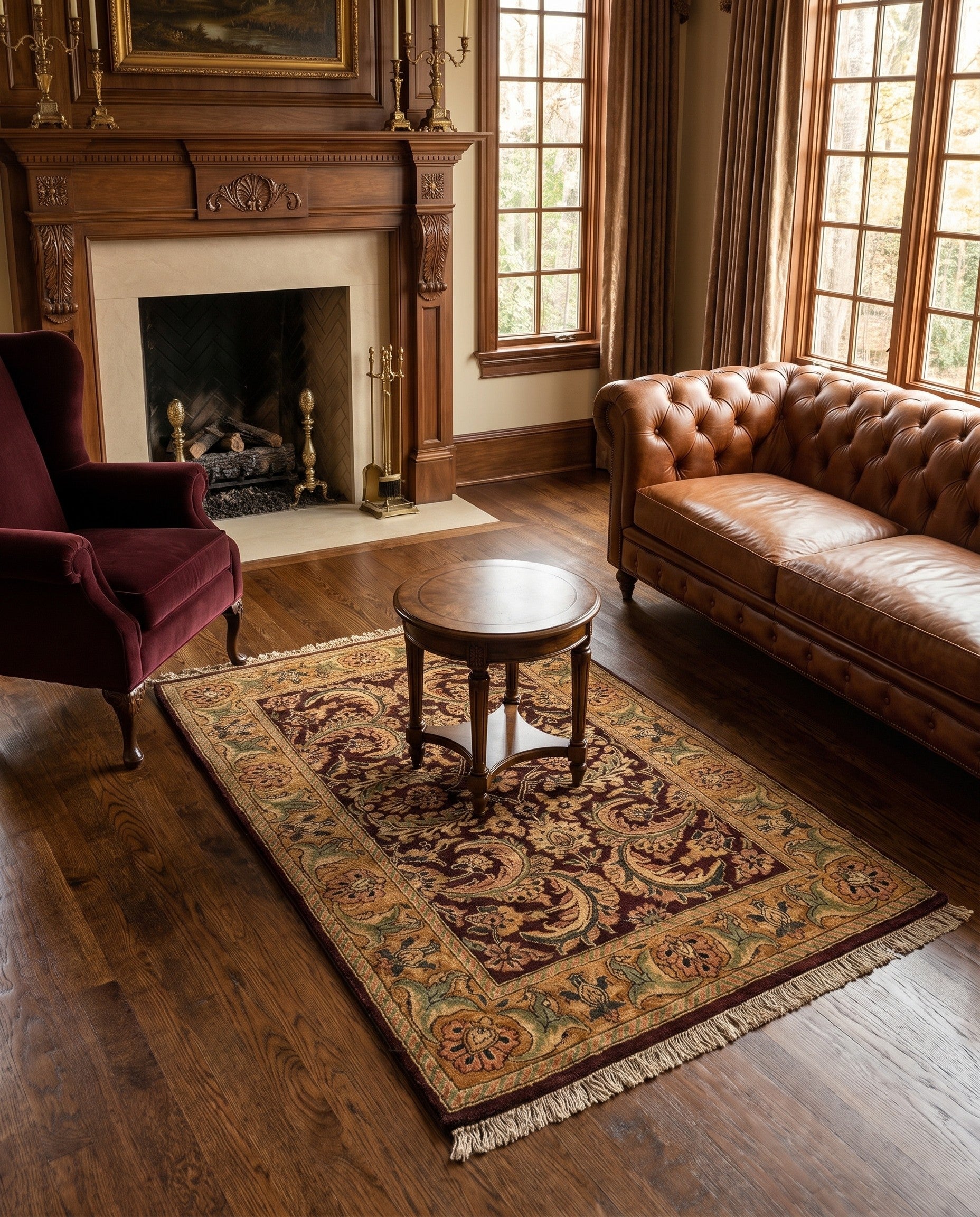 4' 1 x 6' 4 Kashan Rug