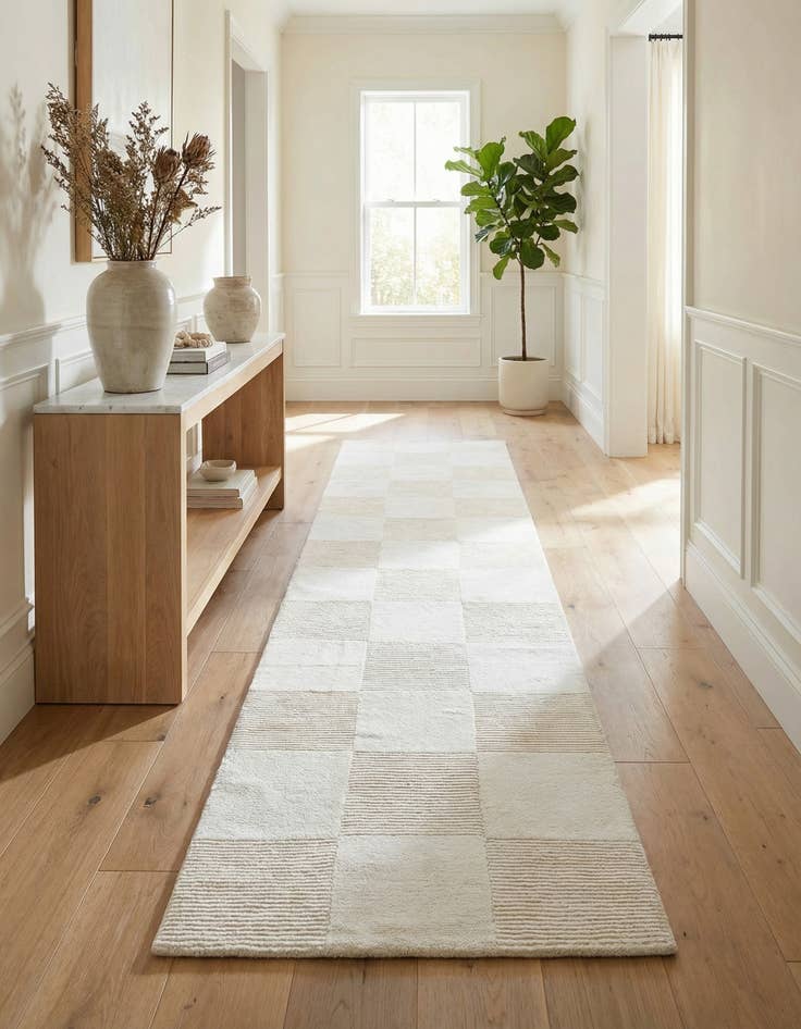 Detail image of 2' 9 x 12' 10  Hand Knotted Darya Wool Runner Rug