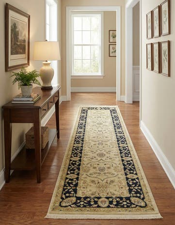 Beige Kensington Runner Rug
