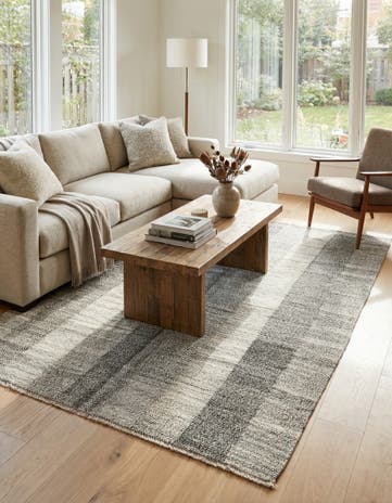 5' 8 x 7' 8 Hand Woven Kilim Modern Wool Rug