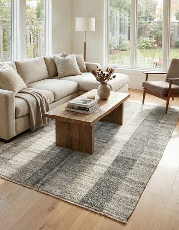 5' 8 x 7' 8 Hand Woven Kilim Modern Wool Rug