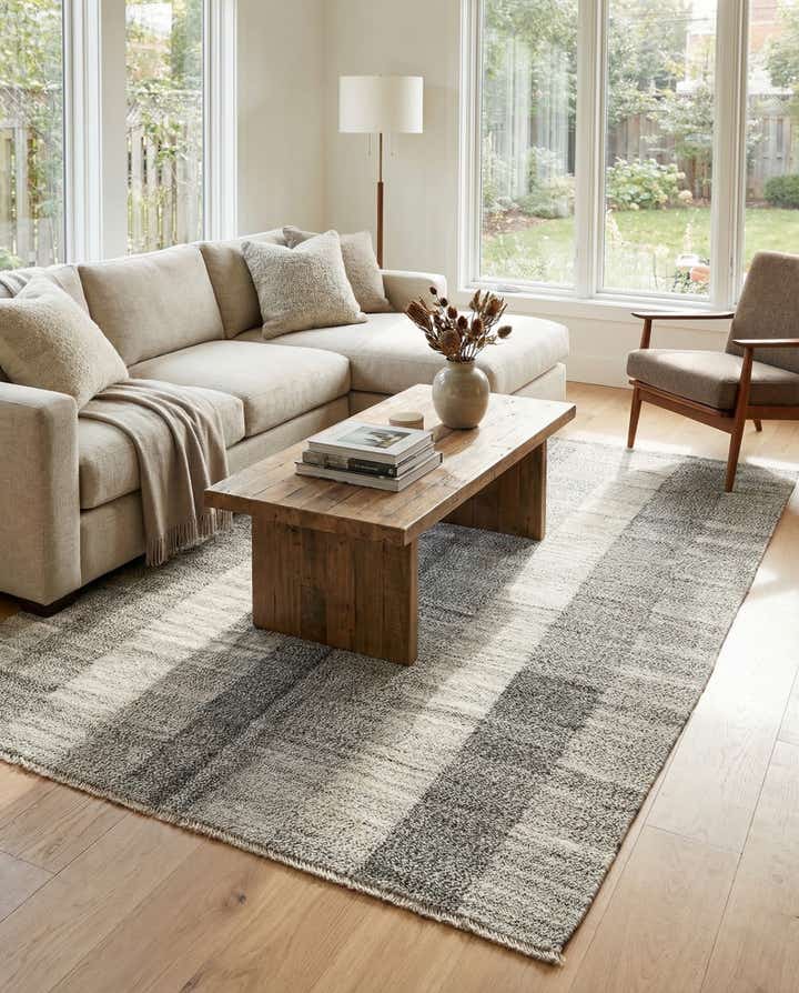 5' 8 x 7' 8 Hand Woven Kilim Modern Wool Rug