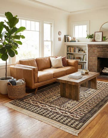 5' 3 x 8' Bokhara Rug