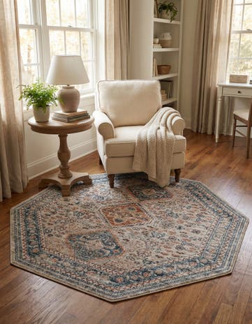 5' 3 x 5' 3 Newport Octagon Rug